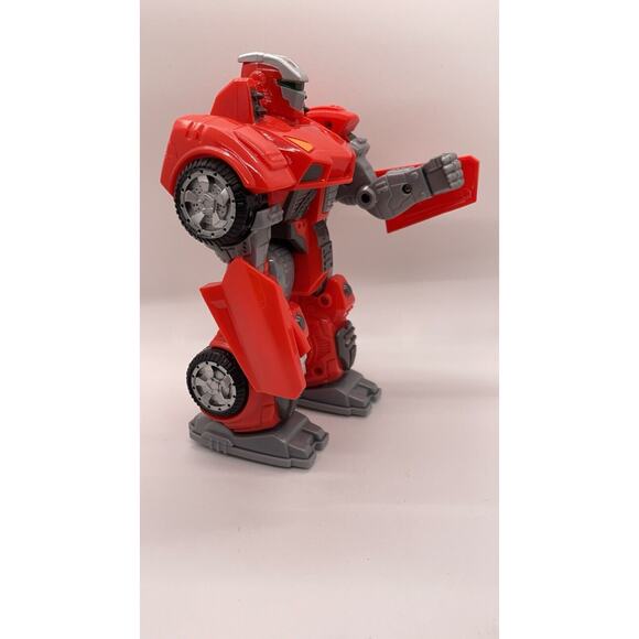 Hap-P Kid Walking Robot Toy Action Figure w Lights & Sounds 7.5 in TESTED/WORKS - Picture 2 of 5